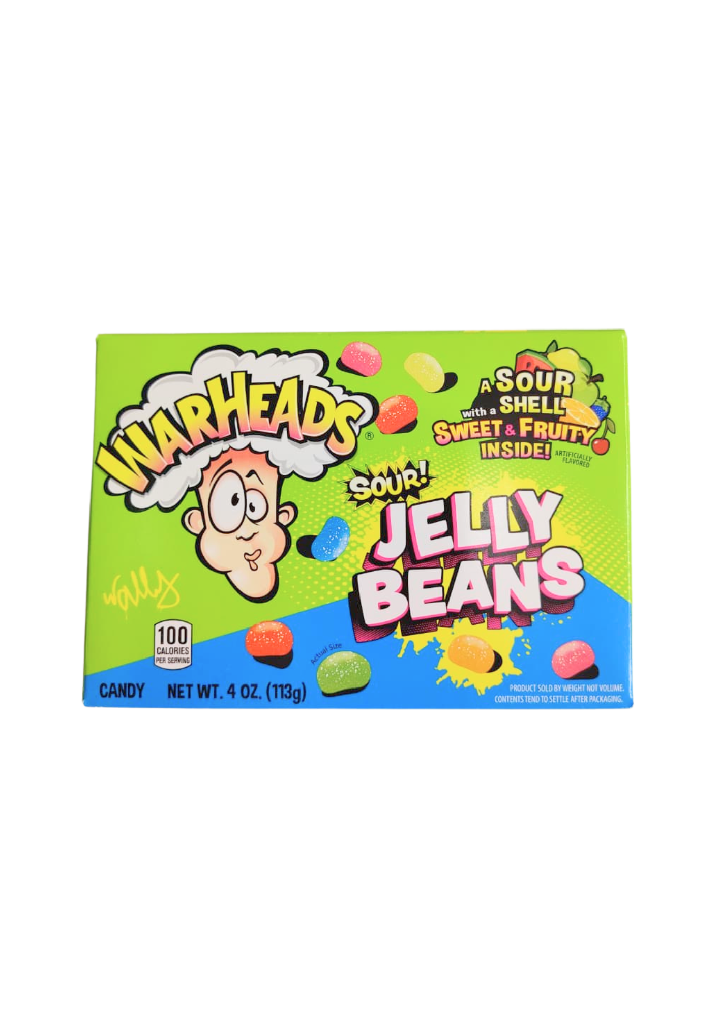 Gomas Warheads Jelly Beans x 113 g