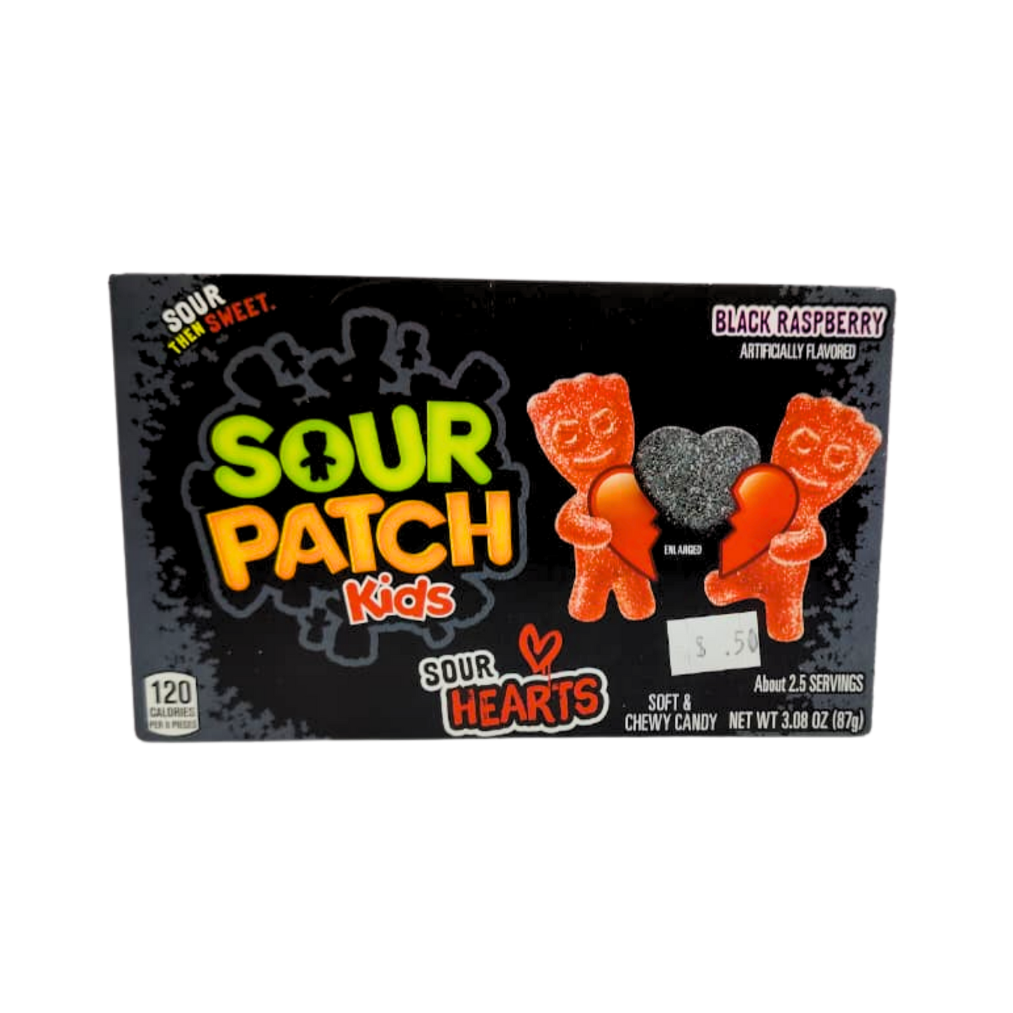 Sour Patch Kids – Sour Hearts Black Raspberry x 87 g