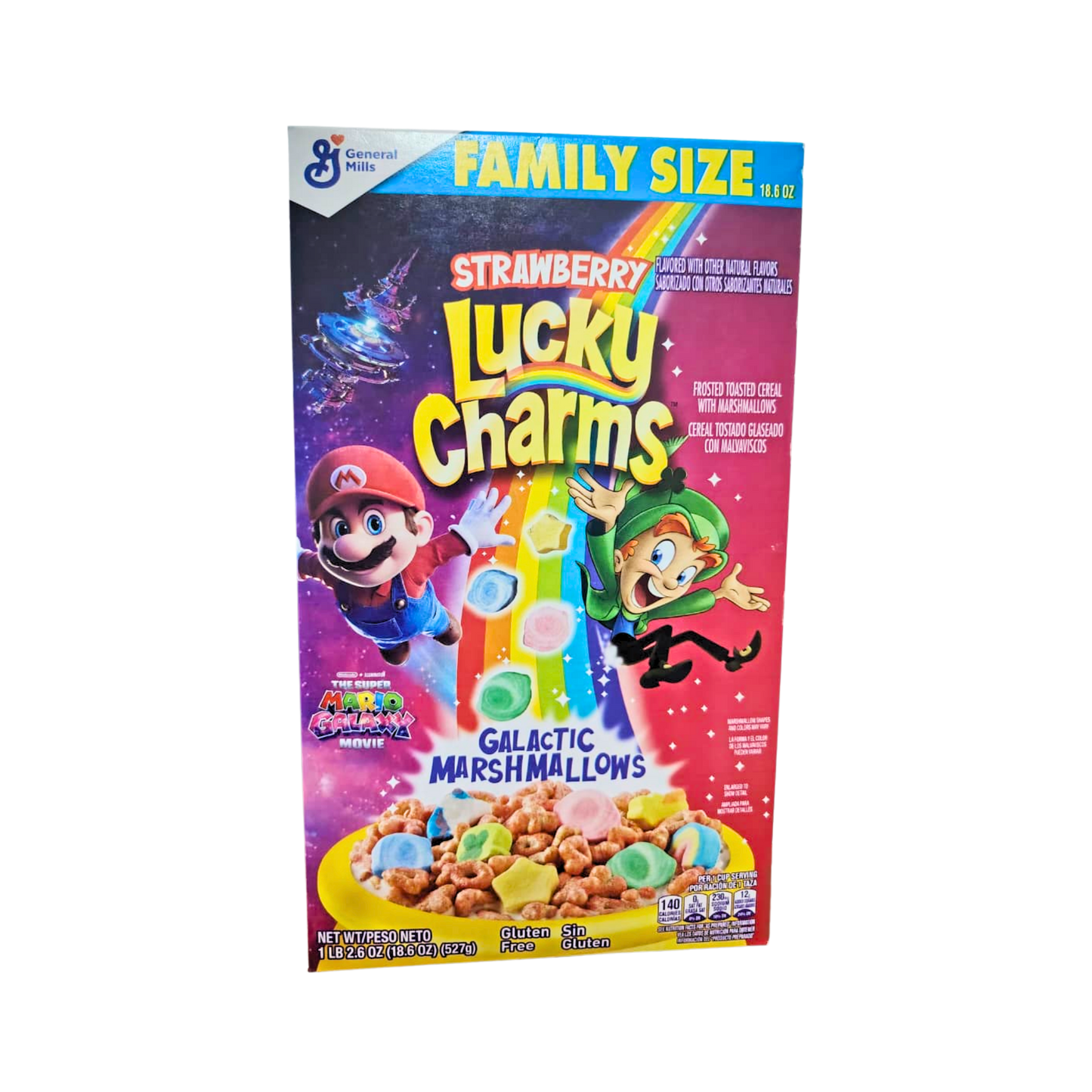 Lucky Charms Strawberry – Edición Mario x 527g