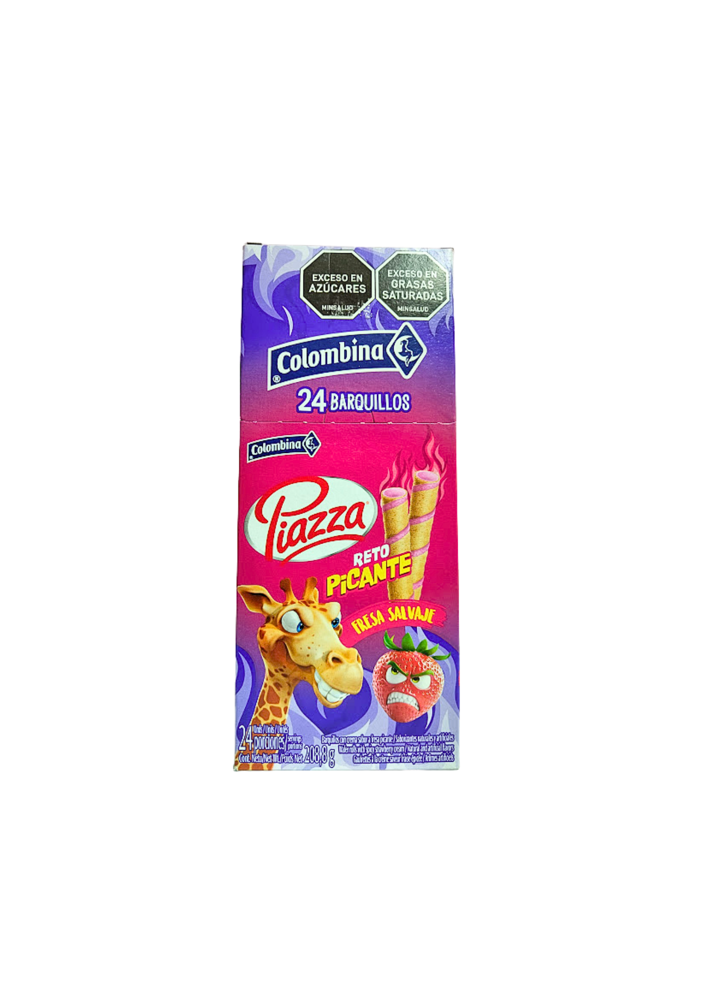 Barquillo Piazza Fresa Intensa x 24 und