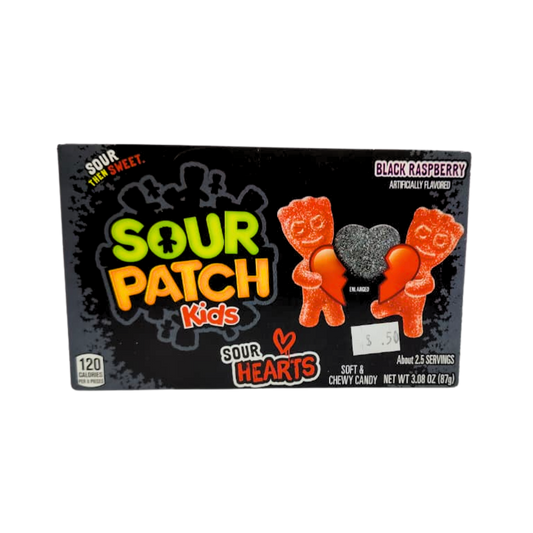 Sour Patch Kids – Sour Hearts Black Raspberry x 87 g