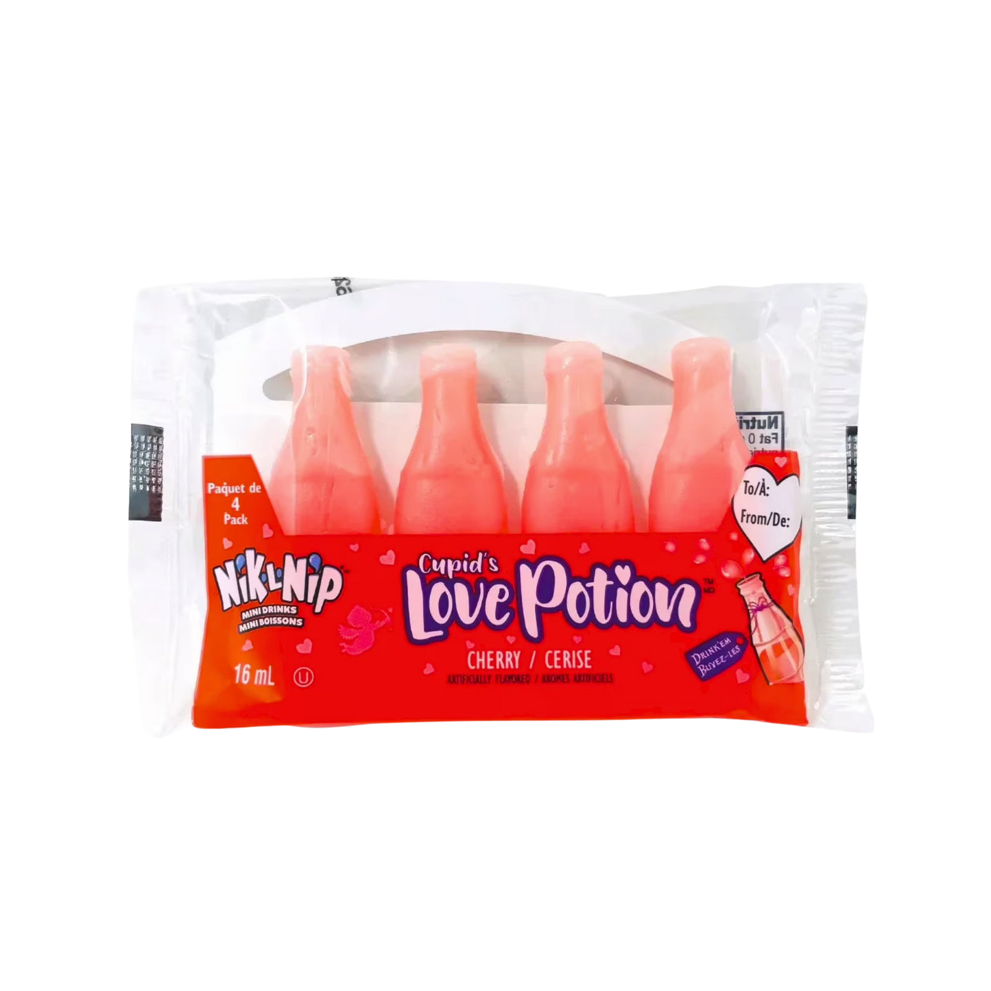 Nik-L-Nip Cupid’s Love Potion – Cherry (Pack x4)
