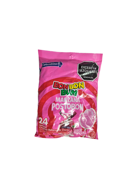 Bon Bon Bum Manzana Postobon x 24 und