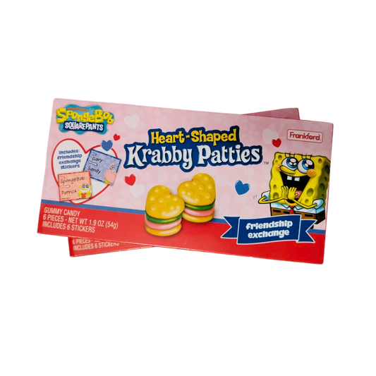Krabby Patties Corazón – Bob Esponja x 54 g