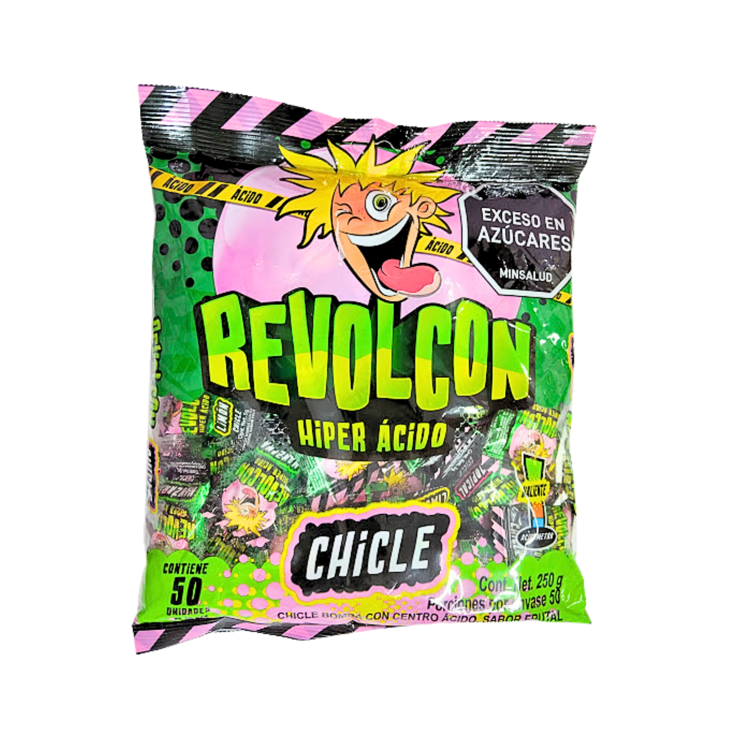 Chicle Revolcón Hiper Ácido x 50 unidades