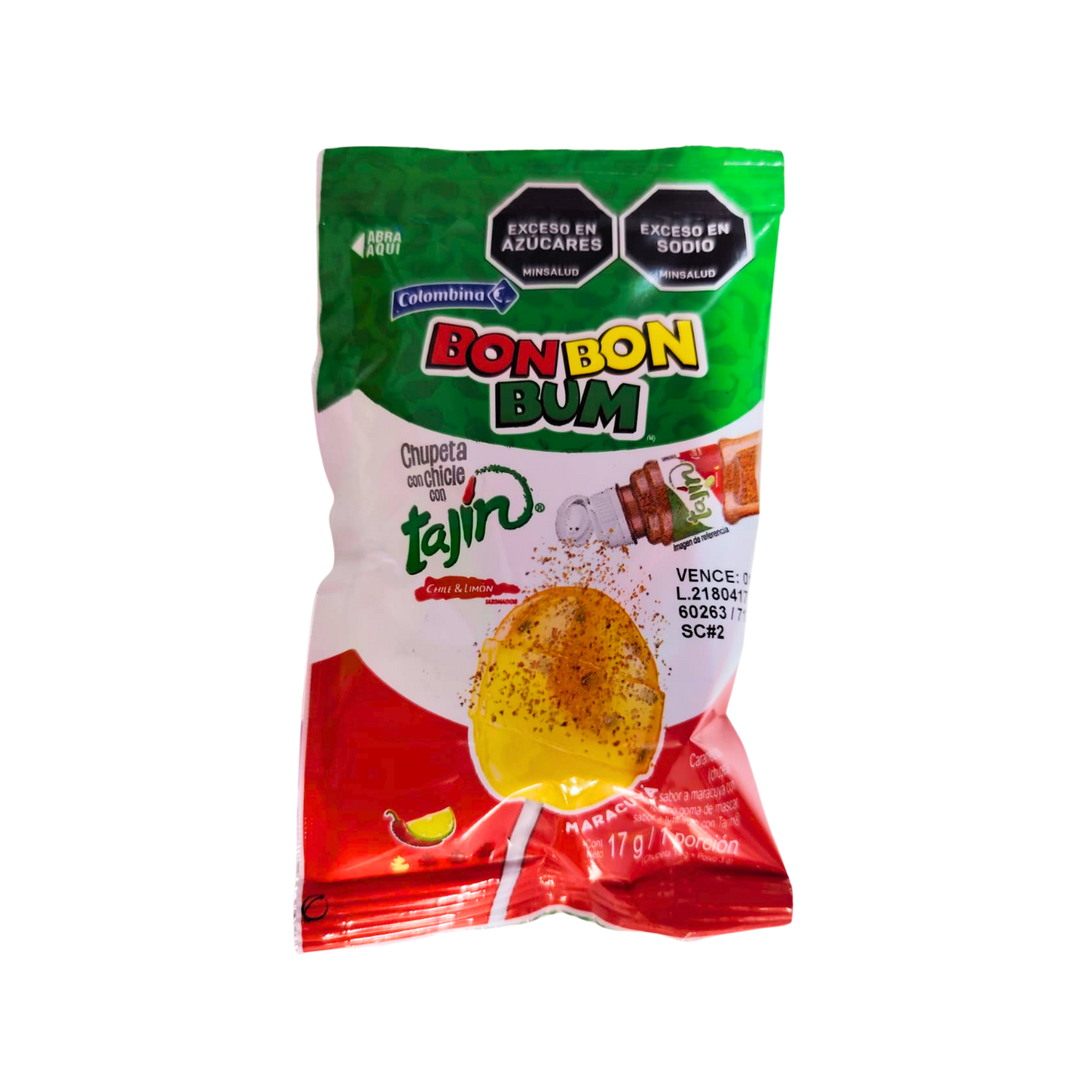 Bon Bon Bum con Tajín x 17g