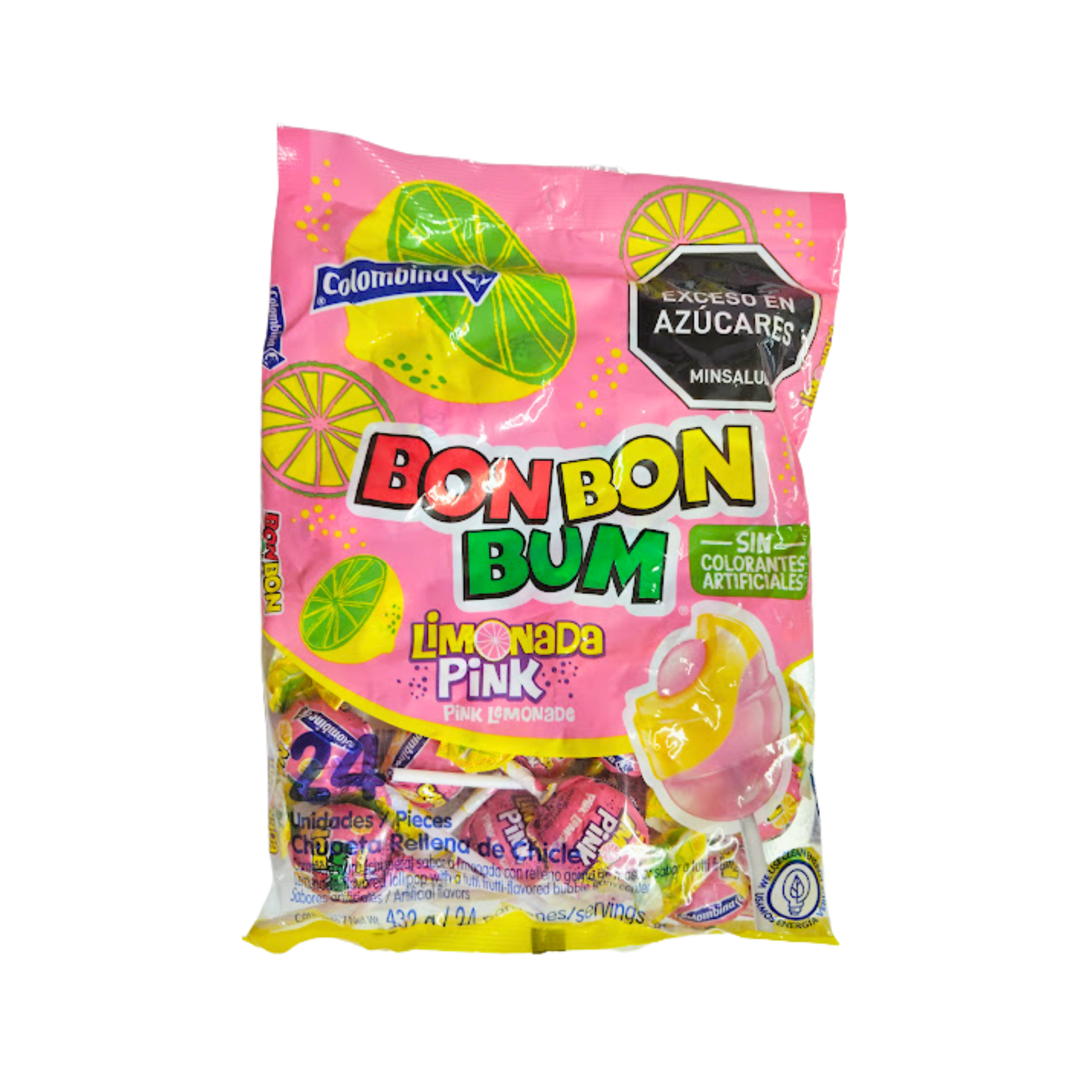 Bon Bon Bum Limonada Pink x 24 und