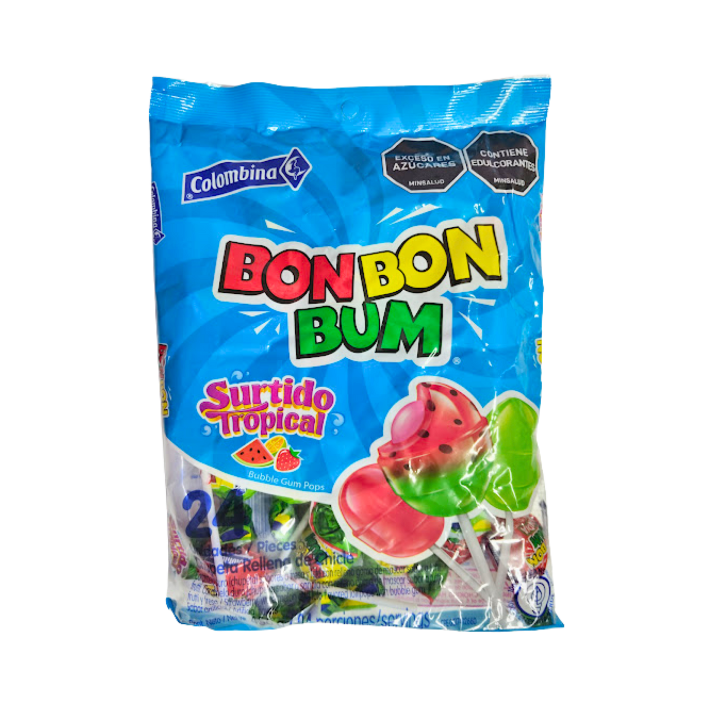 Bon Bon Bum Surtido Tropical x 24 und